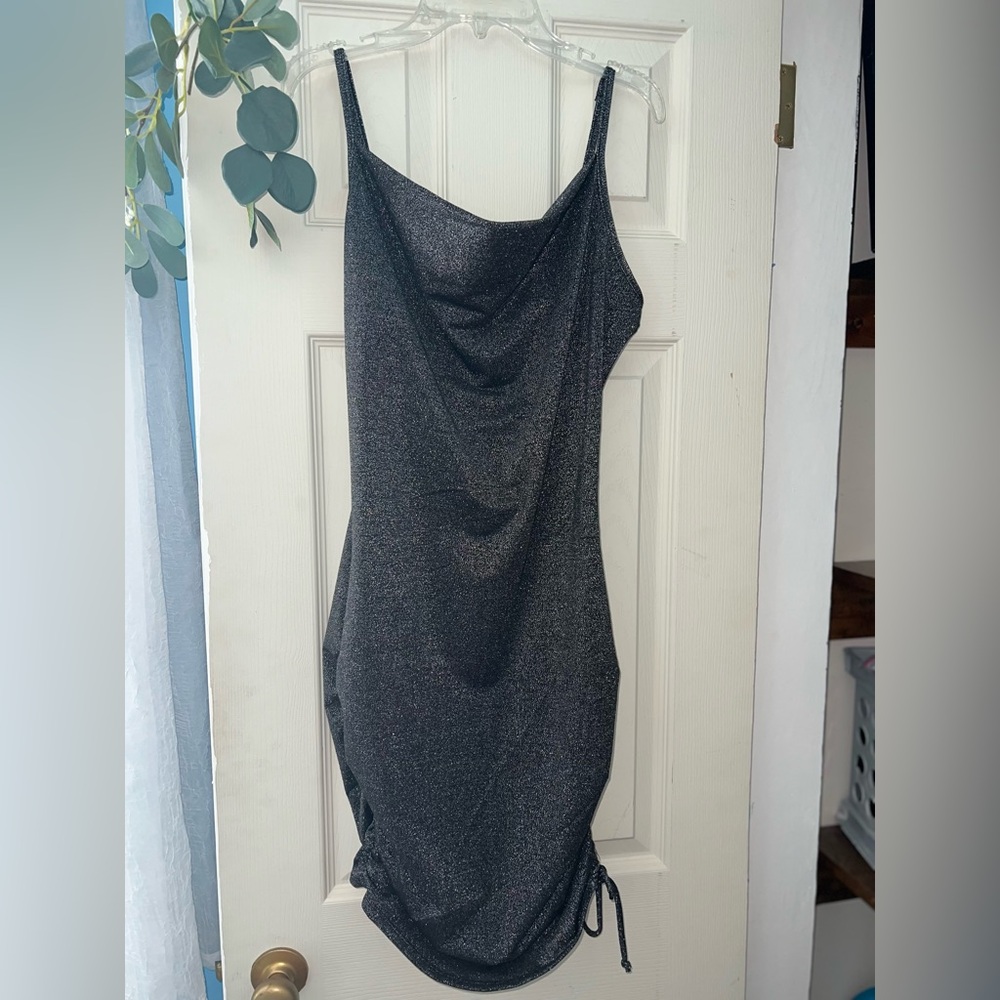 Rolla Coater Sparkly Dark Gray bodycon